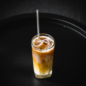 Gradient Layered Iced Thick Milk Latte