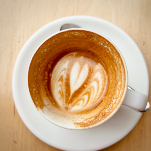 Artisan Leaf Latte with Latte Art