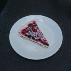 Wild Berry Cheesecake Triangle Tart